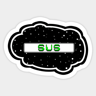 Lime Sus! (Variant - Other colors in collection in shop) Sticker
